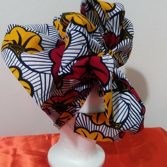 🔥Sale Stunning Ankara fabric headwrap and facema… - Picture 2 of 9